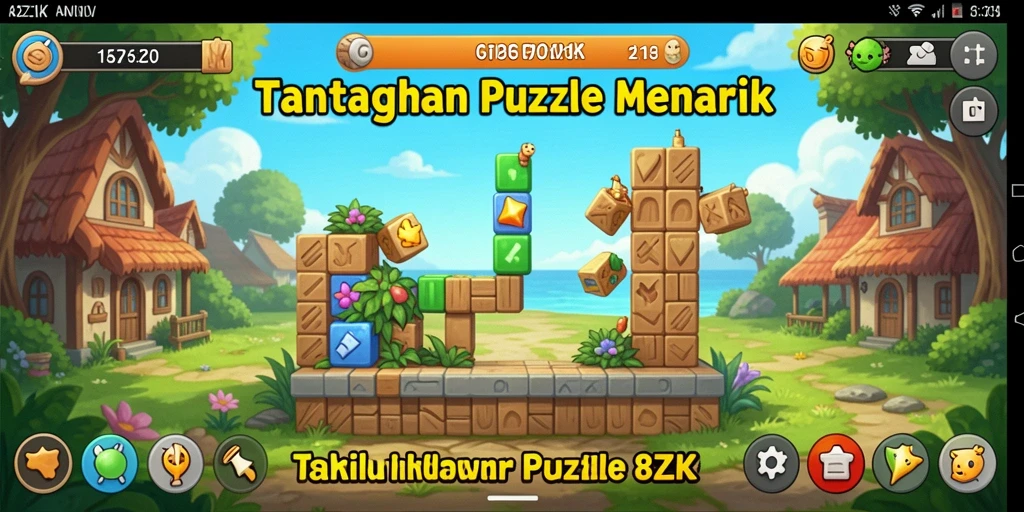 Gameplay seru 8ZK dengan tantangan Puzzle menantang.