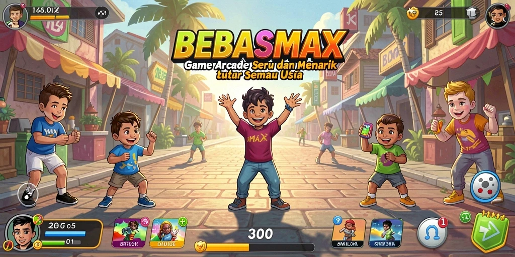 Tangkapan layar gameplay seru dalam <strong>BEBASMAX</strong> menunjukkan aksi yang mendebarkan.