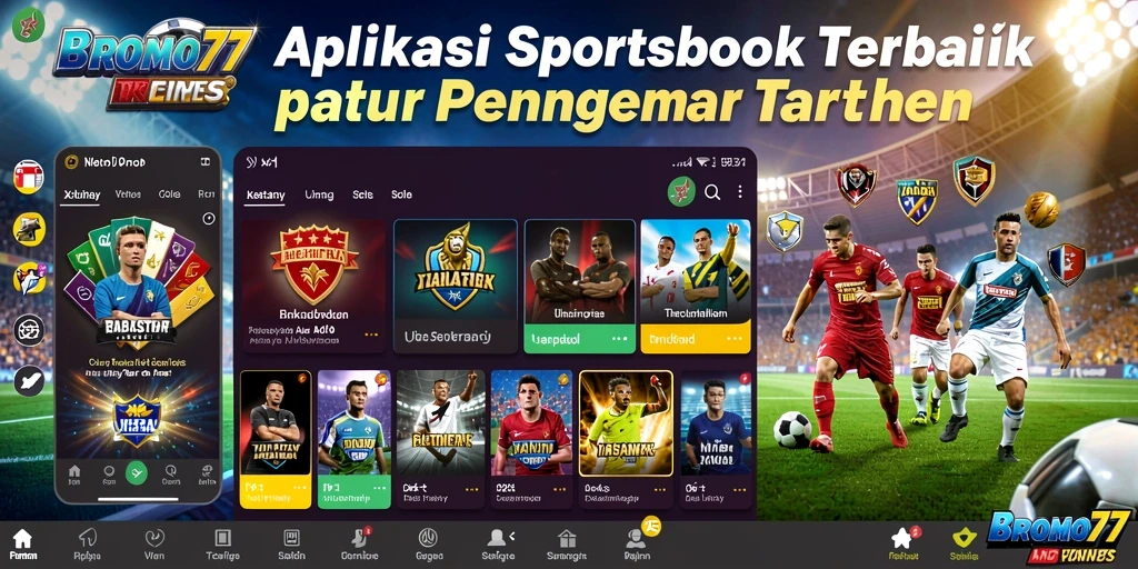 Tampilan menarik dari gameplay taruhan di BROMO77.