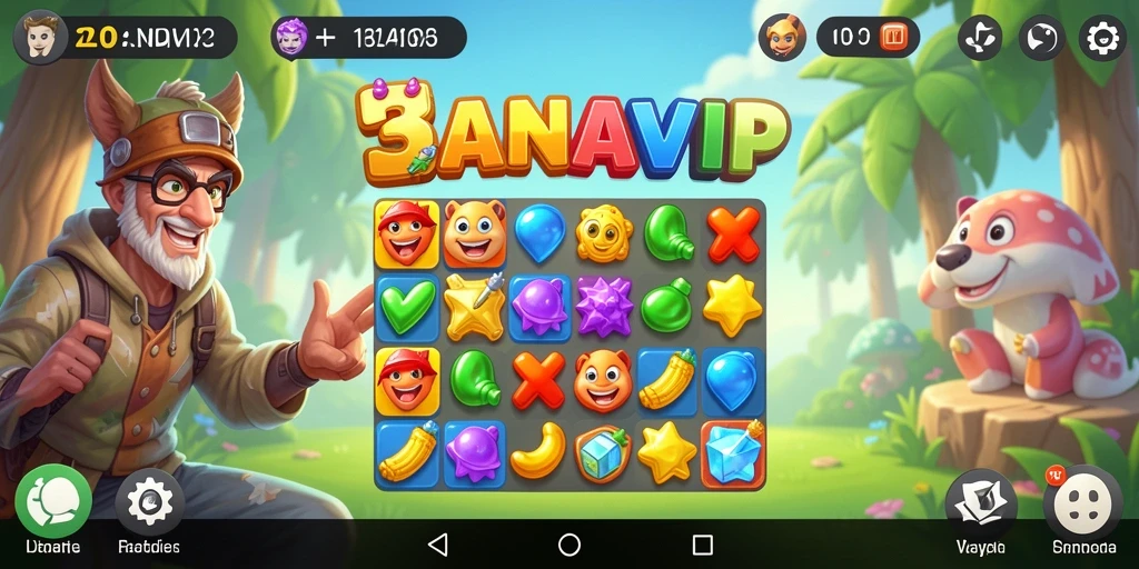 Gameplay seru dari DANAVIP yang penuh warna.