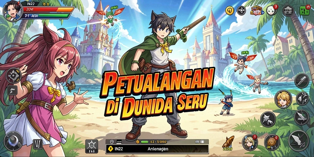 Tampilan gameplay IN22 yang menawan dan penuh aksi.