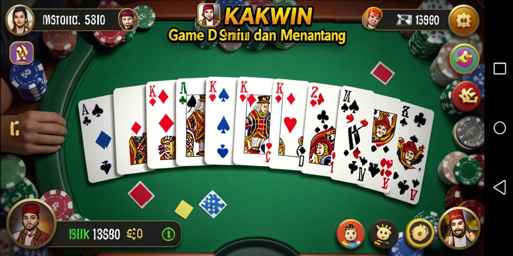 Tampilan gameplay Domino yang menawan dan seru di KAKWIN.