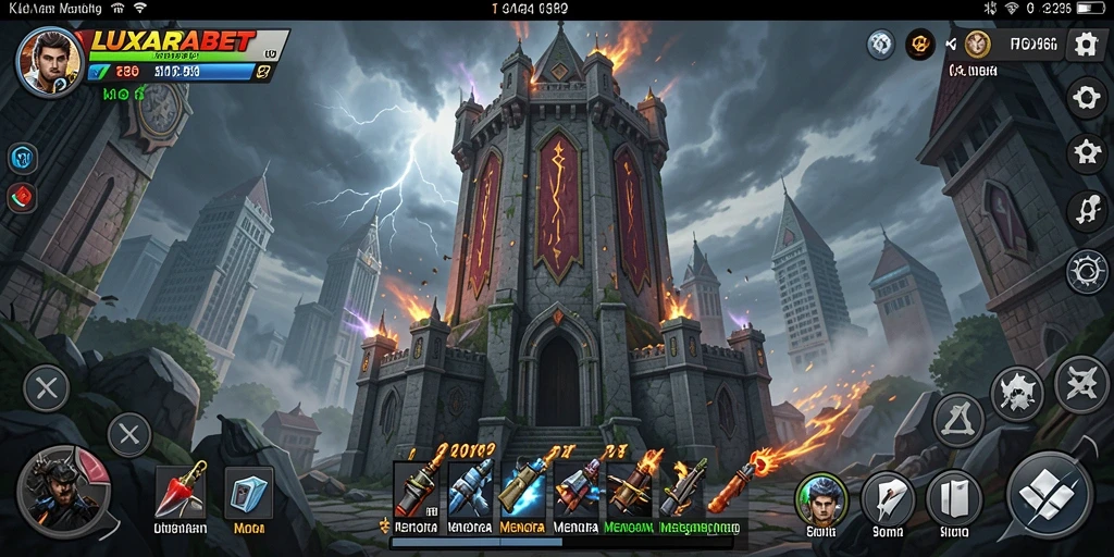 Gameplay menegangkan dengan menara beragam di LUXARABET.