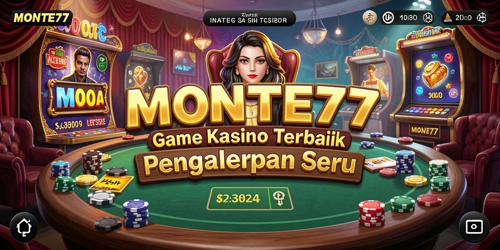 Screenshot gameplay <strong>MONTE77</strong> yang menunjukkan aksi seru permainan Kasino.
