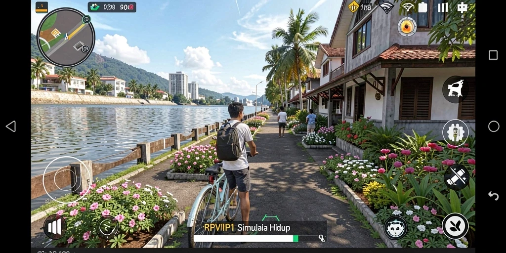 Screenshot RPVIP1 menampilkan gameplay simulasi yang realistis dan seru.