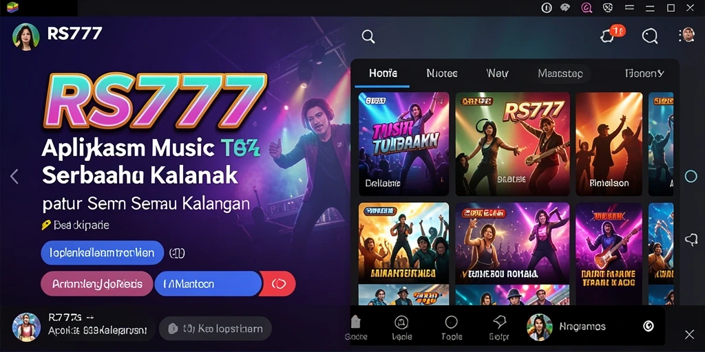 Screenshot gameplay RS777 menampilkan fitur karaoke yang menarik.