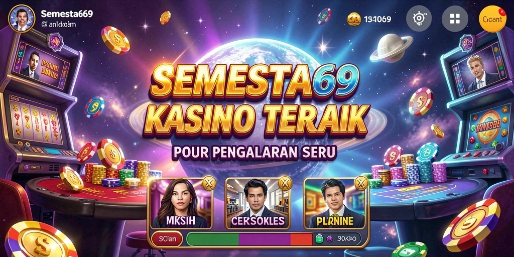 Tampilan seru permainan Kasino di SEMESTA69.