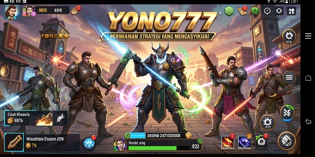 Tampilan gameplay YONO777 yang mendebarkan dan strategis.